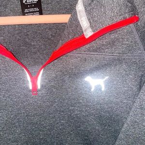 PINK work out long sleeve 1/4 zip up - women’s size small